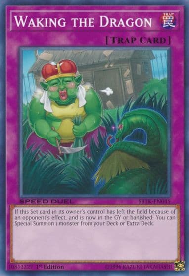 Waking the Dragon Speed Duel: Trials of the Kingdom Yu-Gi-Oh! card