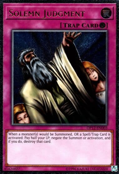 Solemn Judgment UTR OTS Tournament Pack 12 Yu-Gi-Oh! card