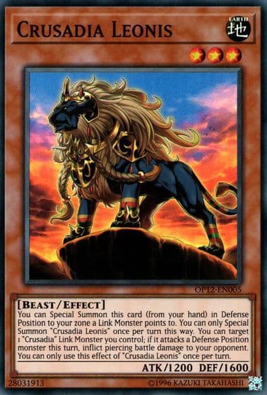 Crusadia Leonis OTS Tournament Pack 12 Yu-Gi-Oh! card