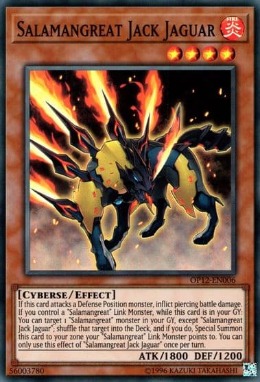 Salamangreat Jack Jaguar OTS Tournament Pack 12 Yu-Gi-Oh! card
