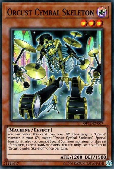 Orcust Cymbal Skeleton OTS Tournament Pack 12 Yu-Gi-Oh! card