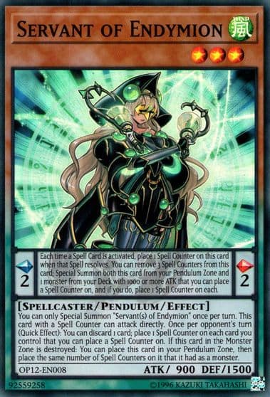 Servant of Endymion OTS Tournament Pack 12 Yu-Gi-Oh! card