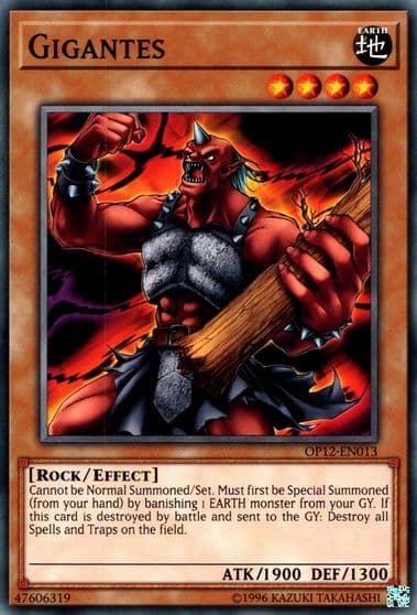 Gigantes OTS Tournament Pack 12 Yu-Gi-Oh! card