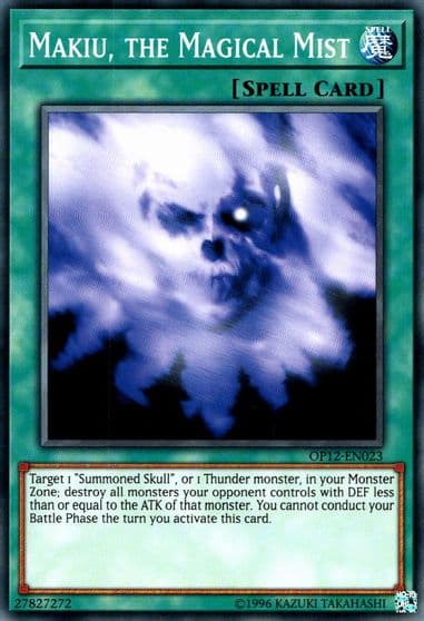 Makiu the Magical Mist OTS Tournament Pack 12 Yu-Gi-Oh! card