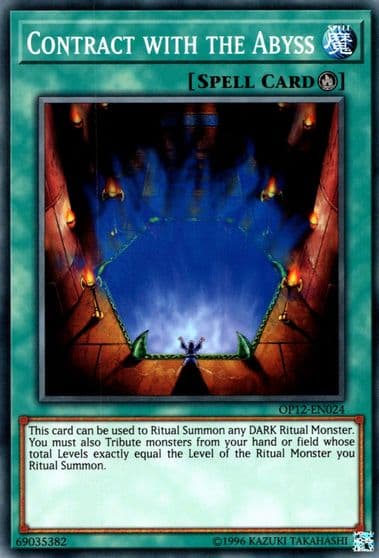 Contract with the Abyss OTS Tournament Pack 12 Yu-Gi-Oh! card
