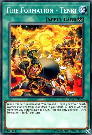 Fire Formation Tenki OTS Tournament Pack 12 Yu-Gi-Oh! card