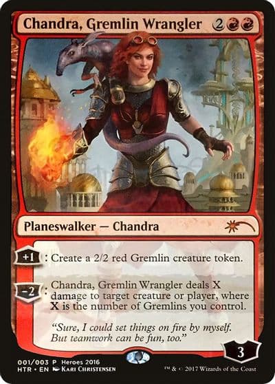 Chandra Gremlin Wrangler Unique and Miscellaneous Promos Magic card