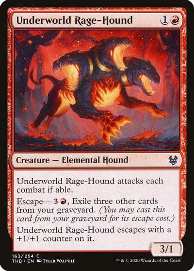 Underworld Rage Hound Theros Beyond Death Magic card