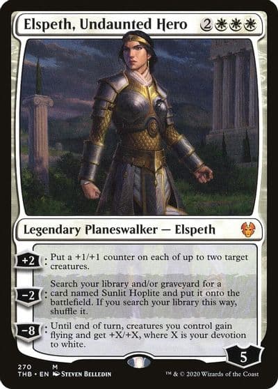 Elspeth Undaunted Hero Theros Beyond Death Magic card