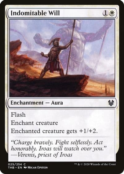 Indomitable Will Theros Beyond Death Magic card