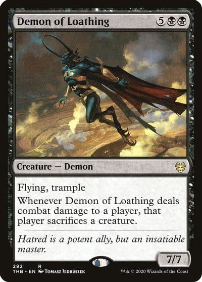 Demon of Loathing Theros Beyond Death Magic card