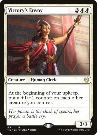 Victorys Envoy Theros Beyond Death Magic card