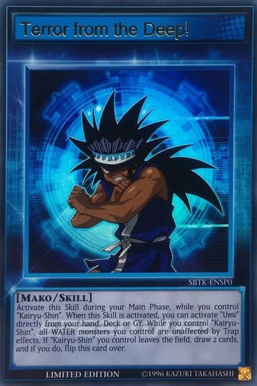 Terror from the Deep Ultra Rare Speed Duel: Trials of the Kingdom Yu-Gi-Oh! card