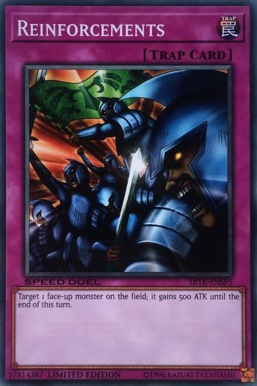 Reinforcements Speed Duel: Trials of the Kingdom Yu-Gi-Oh! card