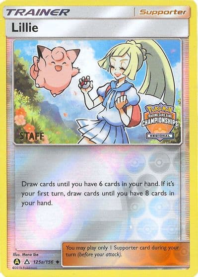 Lillie - 215a/156 (Regional Championships) [Staff] League & Championship Cards Pokemon card