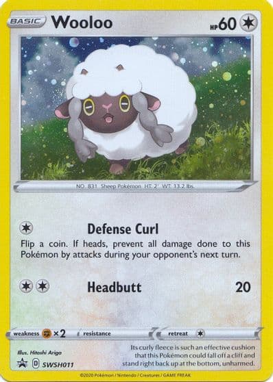 Wooloo - SWSH011 SWSH: Sword & Shield Promo Cards Pokemon card