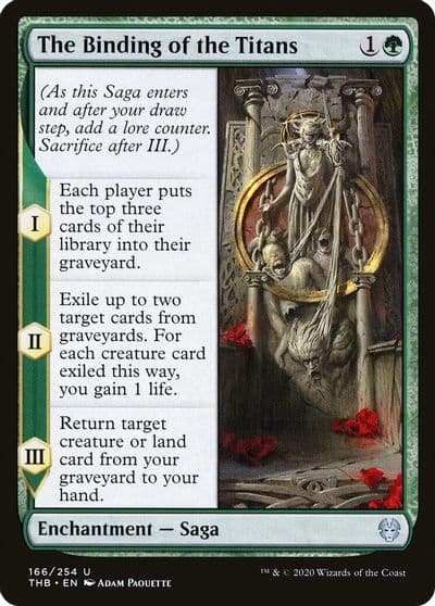 The Binding of the Titans Theros Beyond Death Magic card