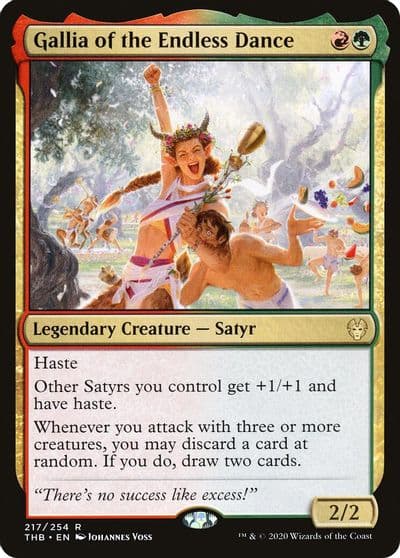 Gallia of the Endless Dance Theros Beyond Death Magic card