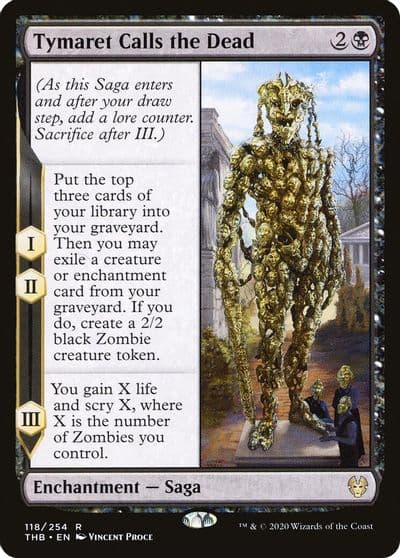 Tymaret Calls the Dead Theros Beyond Death Magic card
