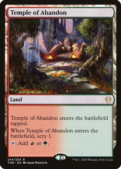 Temple of Abandon Theros Beyond Death Magic card
