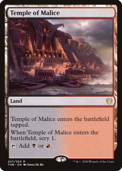 Temple of Malice Theros Beyond Death Magic card