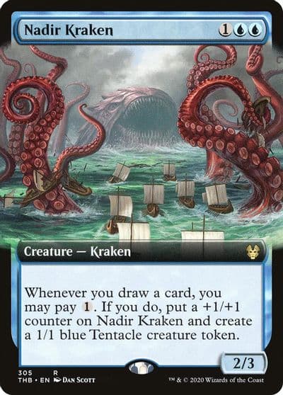 Nadir Kraken Extended Art Theros Beyond Death Magic card