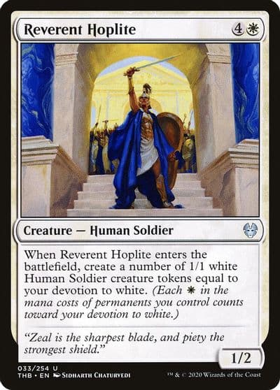 Reverent Hoplite Theros Beyond Death Magic card