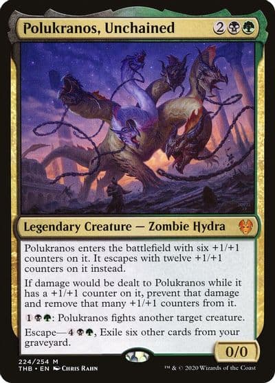 Polukranos Unchained Theros Beyond Death Magic card