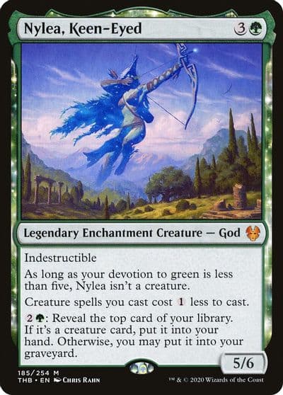 Nylea Keen Eyed Theros Beyond Death Magic card
