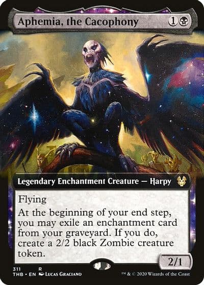 Aphemia the Cacophony Extended Art Theros Beyond Death Magic card