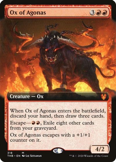 Ox of Agonas Extended Art Theros Beyond Death Magic card