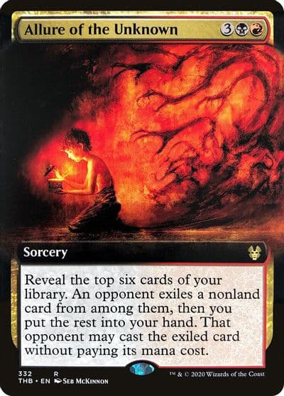 Allure of the Unknown Extended Art Theros Beyond Death Magic card