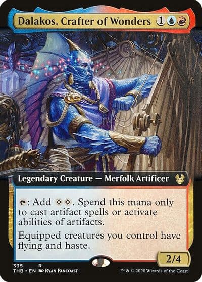 Dalakos Crafter of Wonders Extended Art Theros Beyond Death Magic card