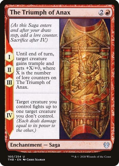 The Triumph of Anax Theros Beyond Death Magic card