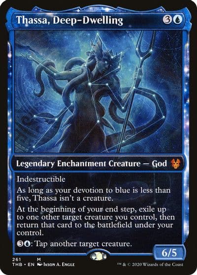 Thassa Deep Dwelling Showcase Theros Beyond Death Magic card