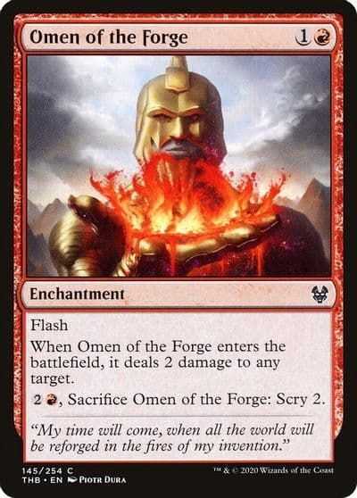 Omen of the Forge Theros Beyond Death Magic card