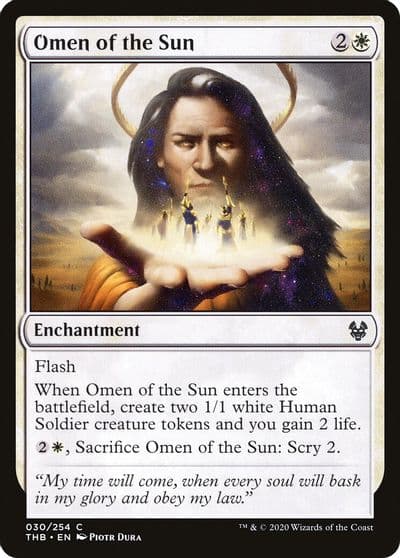 Omen of the Sun Theros Beyond Death Magic card