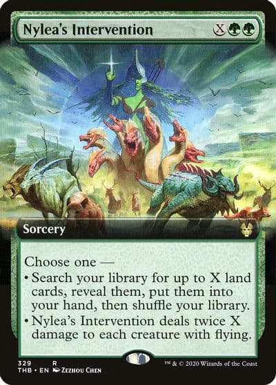 Nyleas Intervention Extended Art Theros Beyond Death Magic card