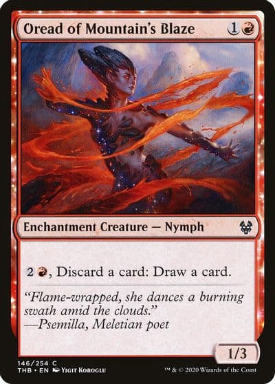 Oread of Mountains Blaze Theros Beyond Death Magic card