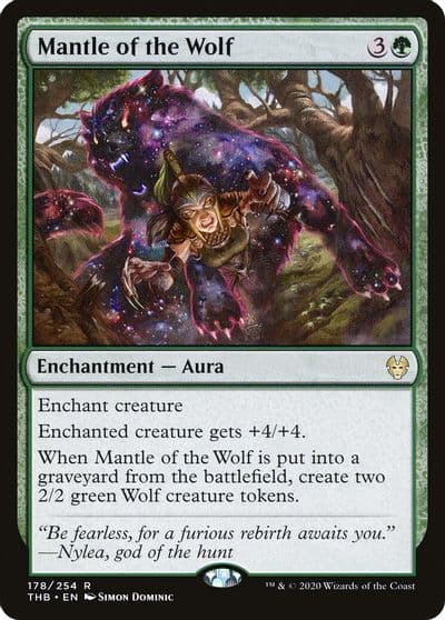 Mantle of the Wolf Theros Beyond Death Magic card