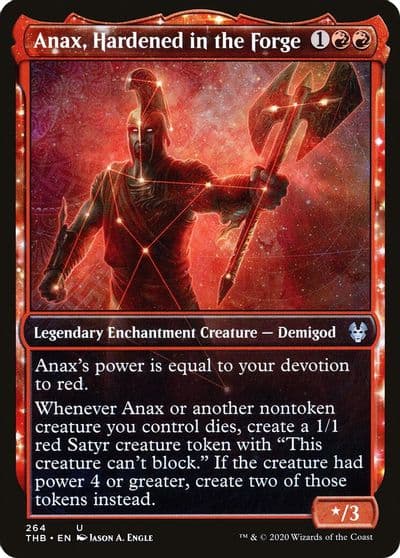 Anax Hardened in the Forge Showcase Theros Beyond Death Magic card