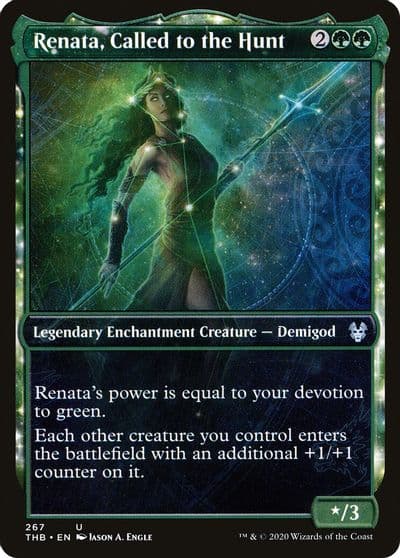 Renata Called to the Hunt Showcase Theros Beyond Death Magic card