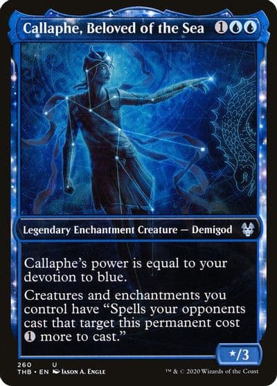 Callaphe Beloved of the Sea Showcase Theros Beyond Death Magic card
