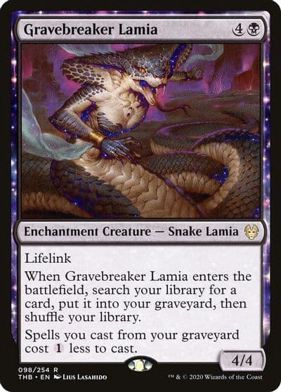 Gravebreaker Lamia Theros Beyond Death Magic card