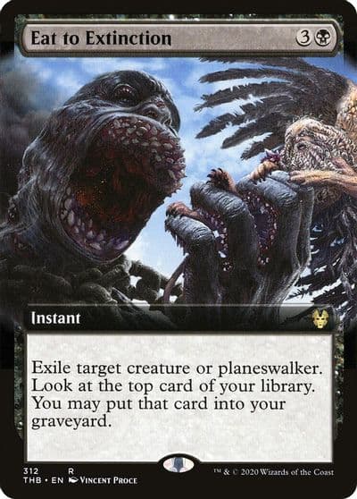 Eat to Extinction Extended Art Theros Beyond Death Magic card