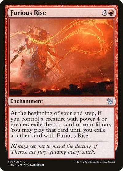 Furious Rise Theros Beyond Death Magic card