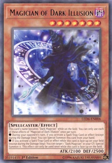 Magician of Dark Illusion Legendary Duelists: Magical Hero Yu-Gi-Oh! card