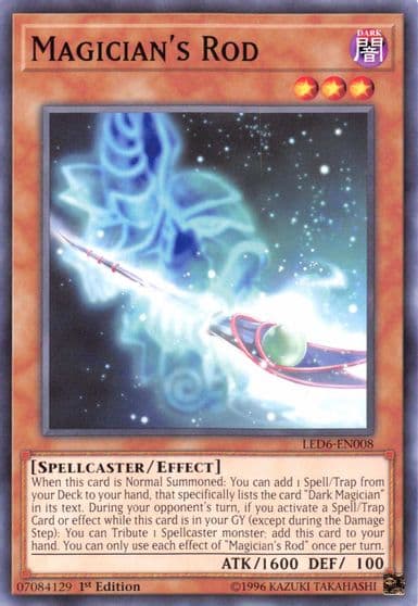 Magicians Rod Legendary Duelists: Magical Hero Yu-Gi-Oh! card