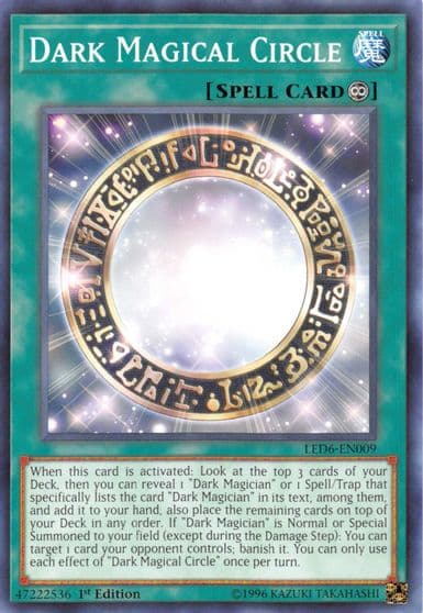 Dark Magical Circle Legendary Duelists: Magical Hero Yu-Gi-Oh! card