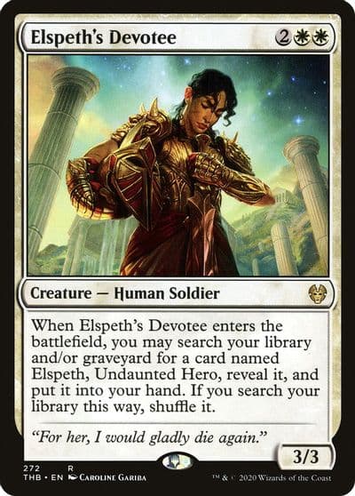 Elspeths Devotee Theros Beyond Death Magic card